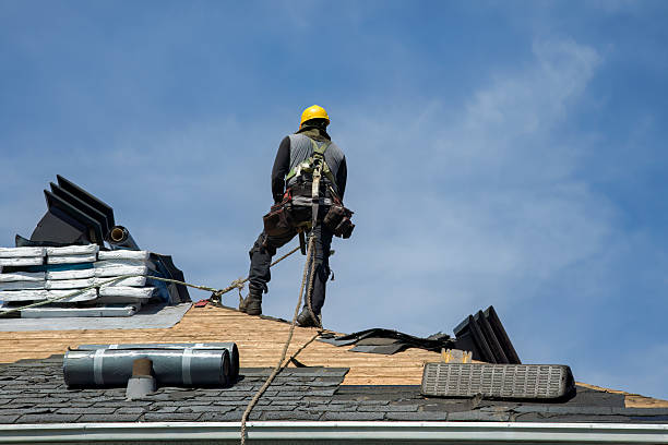 Professional Flat Roof Repair technician working in White Oak, OH